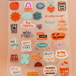 Adesivo para tecido DTF - Coleção Good Vibes - Preço especial de lançamento