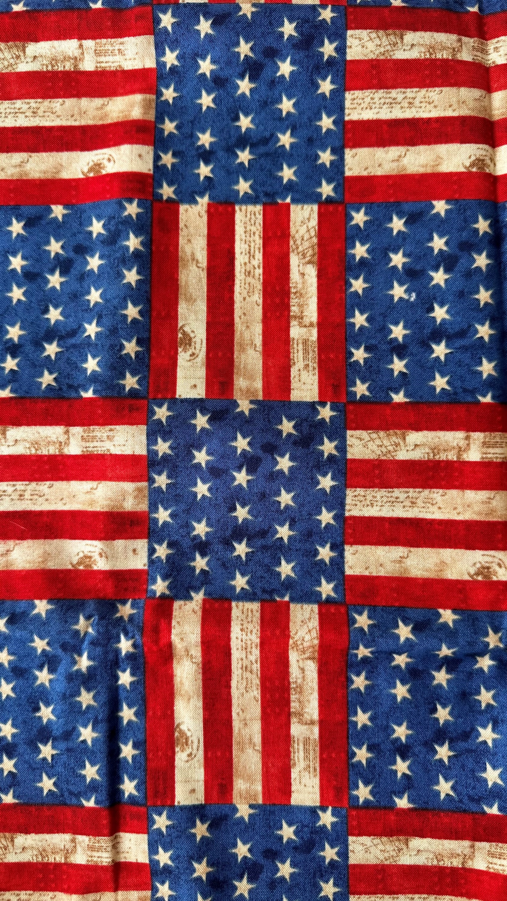 Tecido importado - Bandeira Estados Unidos