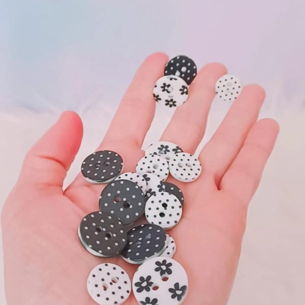 COLEÇÃO AMOR AO MAR - kit com 72 botões