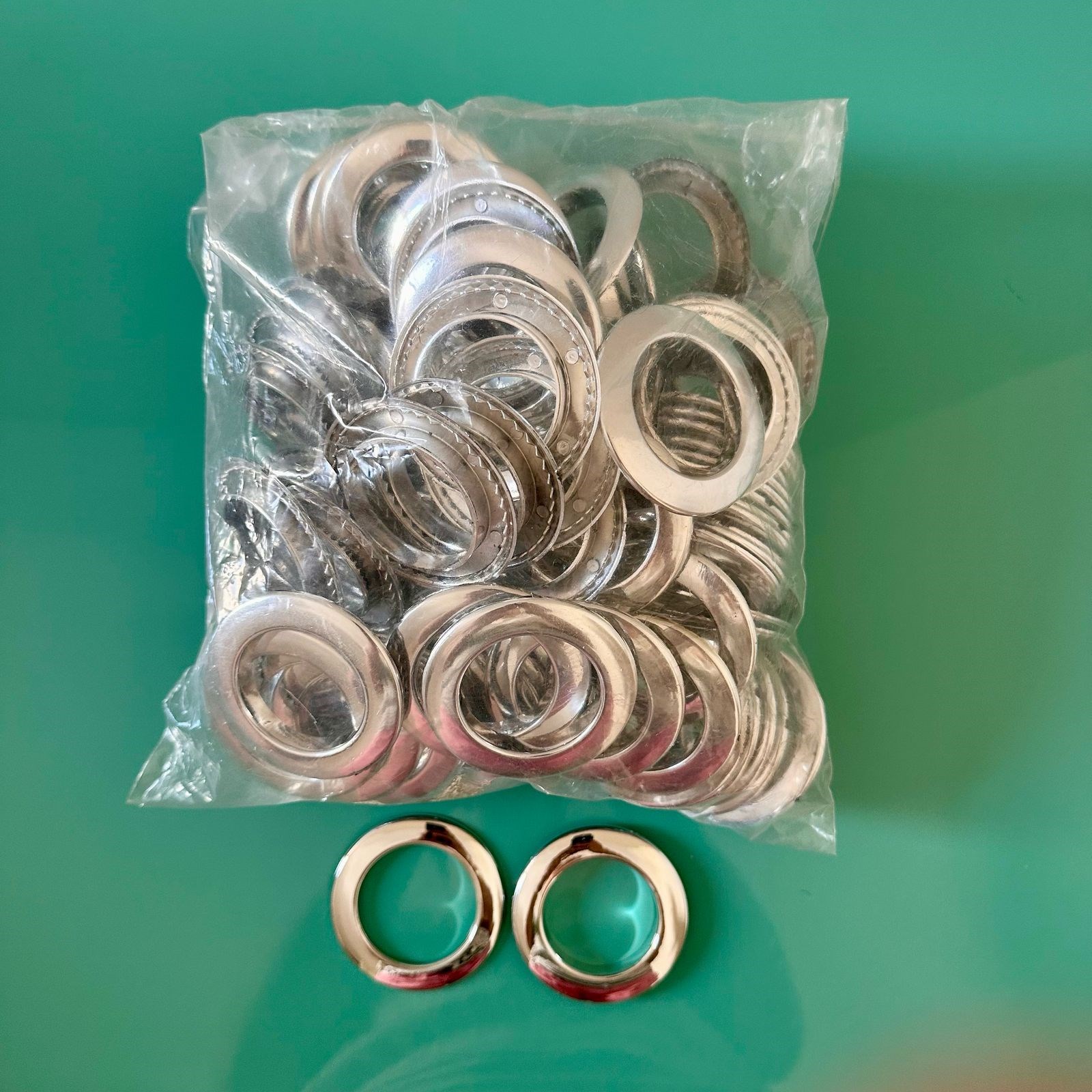 Ilhós Redondo 40mm Cromo