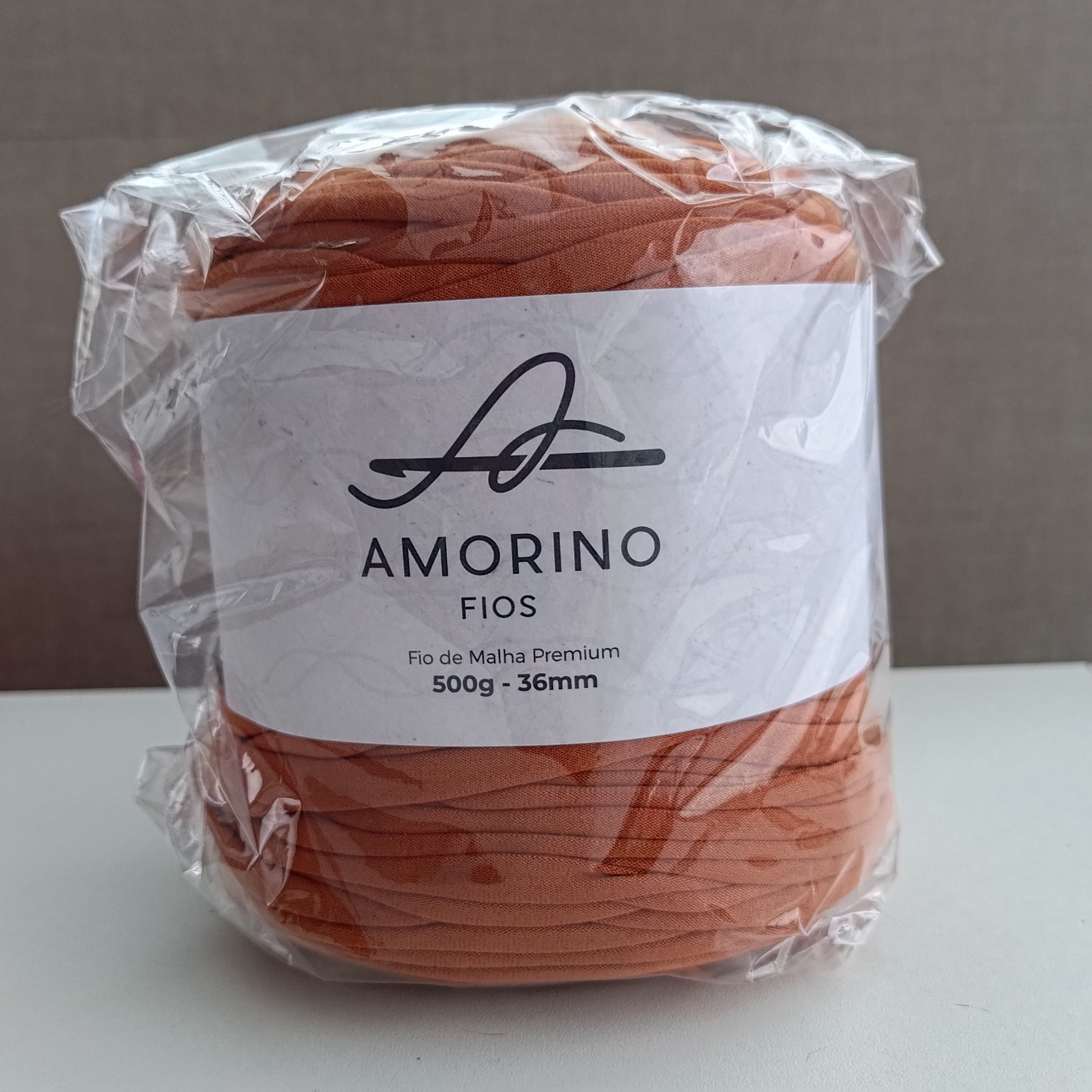 Fio de malha Amorino 36mm Ferrugem