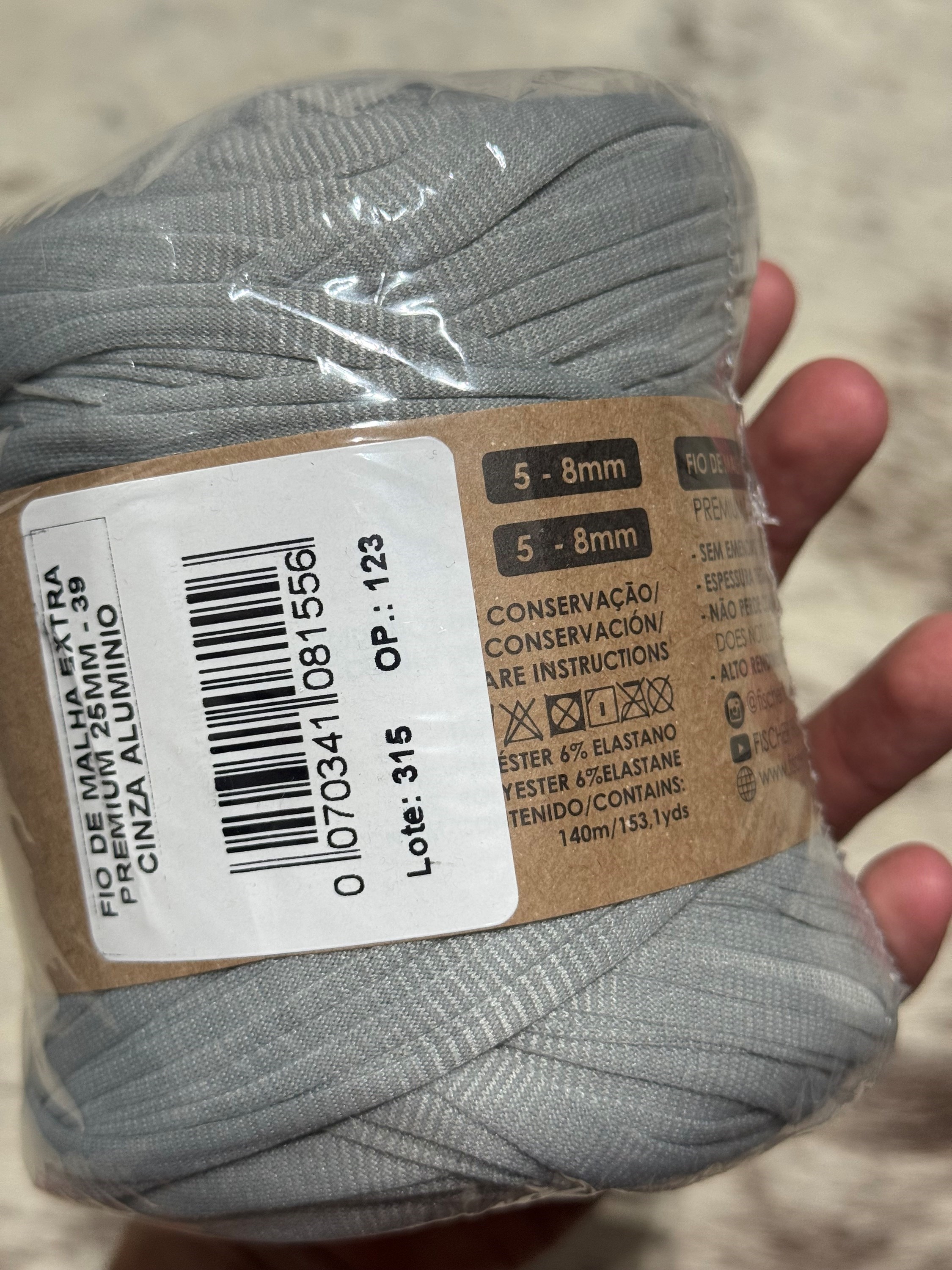 fio de malha premium Fischer.co 25mm