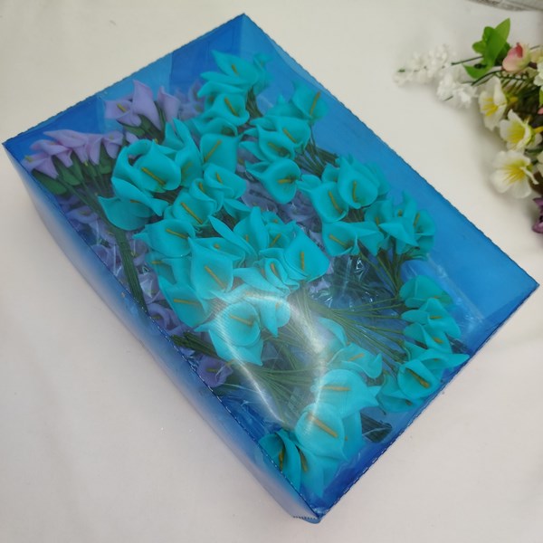 Mini Copo de Leite - Florzinha em EVA - Rosa e Verde - 290 flores