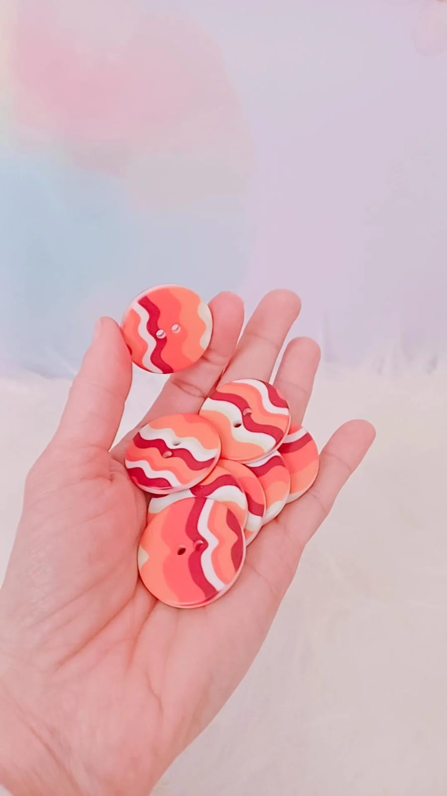 COLEÇÃO CHEVRON - kit com 73 botões