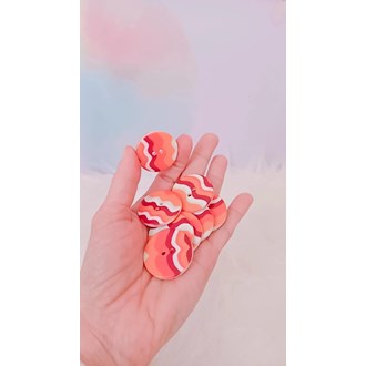 COLEÇÃO CHEVRON - kit com 73 botões