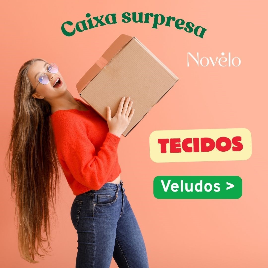 Caixa surpresa Tecidos - Veludo