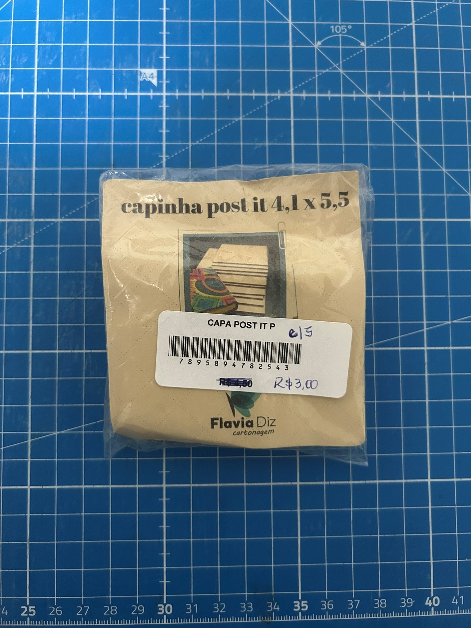 Kit de Cartonagem Flavia Diz - Capa Post-It P c/5