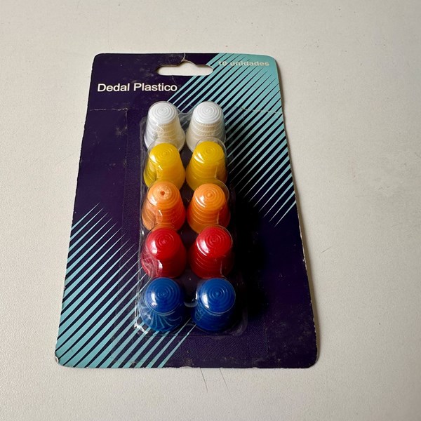 Dedal Plástico para Costura - 10 Unidades