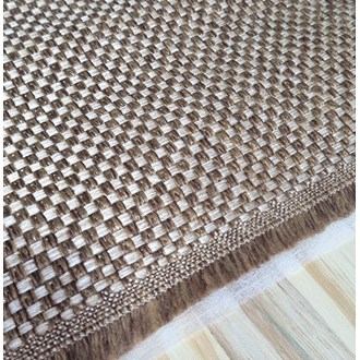 Trissê palha bege com caramelo