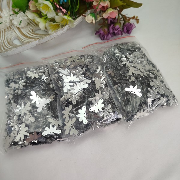 Aplique formato Libelula Borboleta para Artesanato - Lote com 3 pacotes