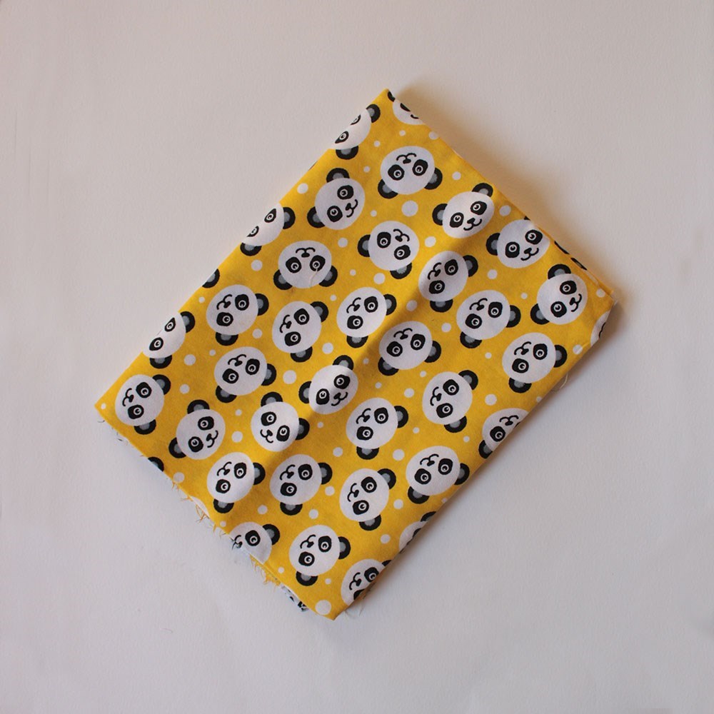 Tricoline Panda (retalhos)