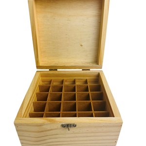 Caixa Madeira Pinus com 25 divisórias