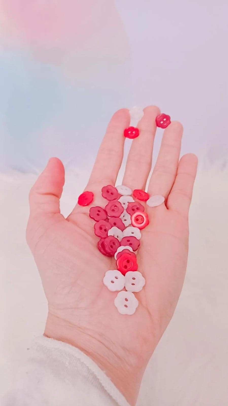 COLEÇÃO VEJO FLORES EM VOCÊ kit com 87 botões