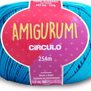 Novelo Amigurumi Círculo - Cor Turquesa