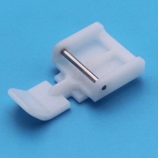 Calcador Sapata sapatilha Teflon para Zíper e Vivo máquina de costura doméstica