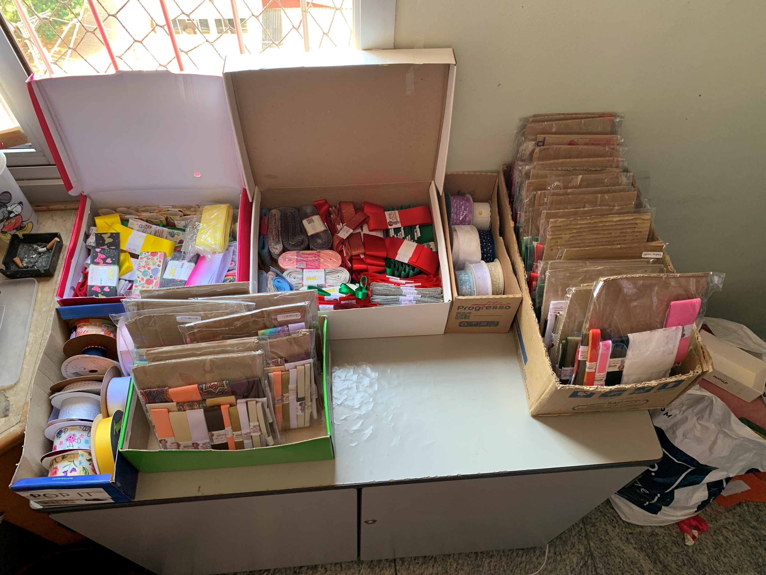 Lote de fitas e maquinários 