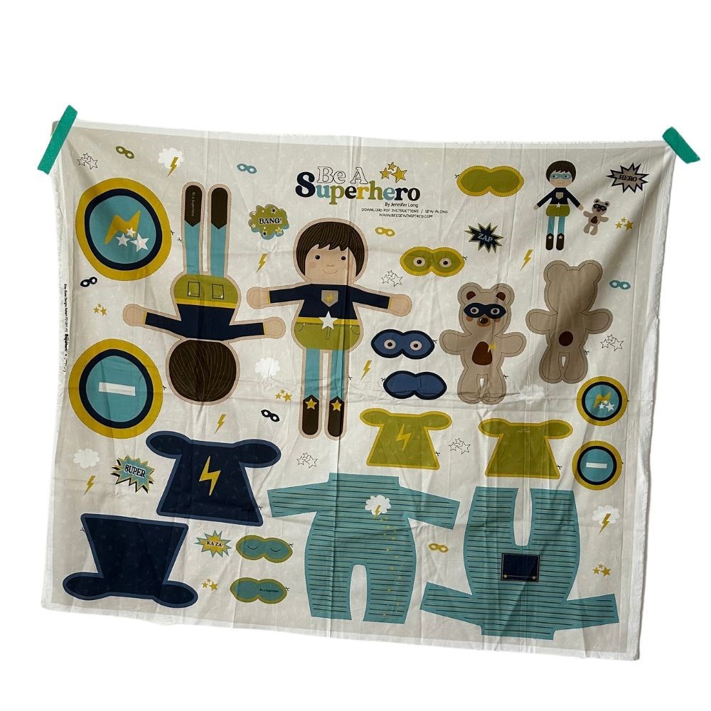 Painel importado para corte e costura de boneca menina e acessórios (roupas e 