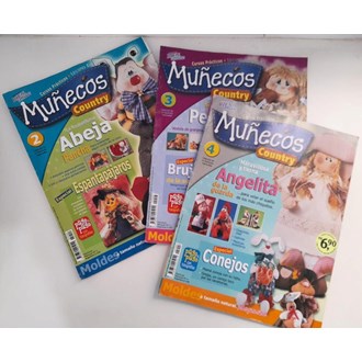 Munecos Country - 3 exemplares