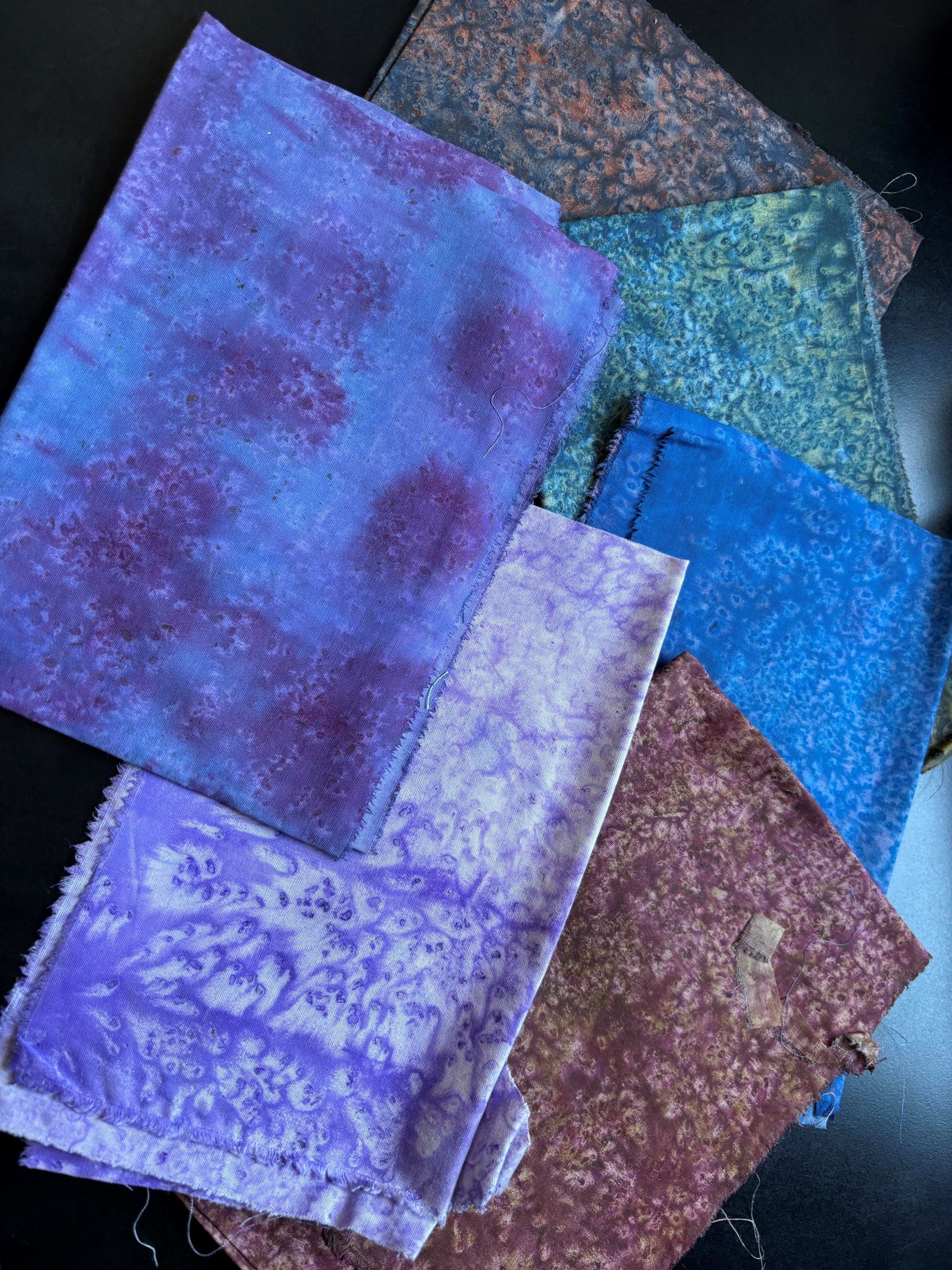 Tecidos tingido a mão