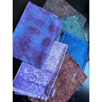 Tecidos tingido a mão