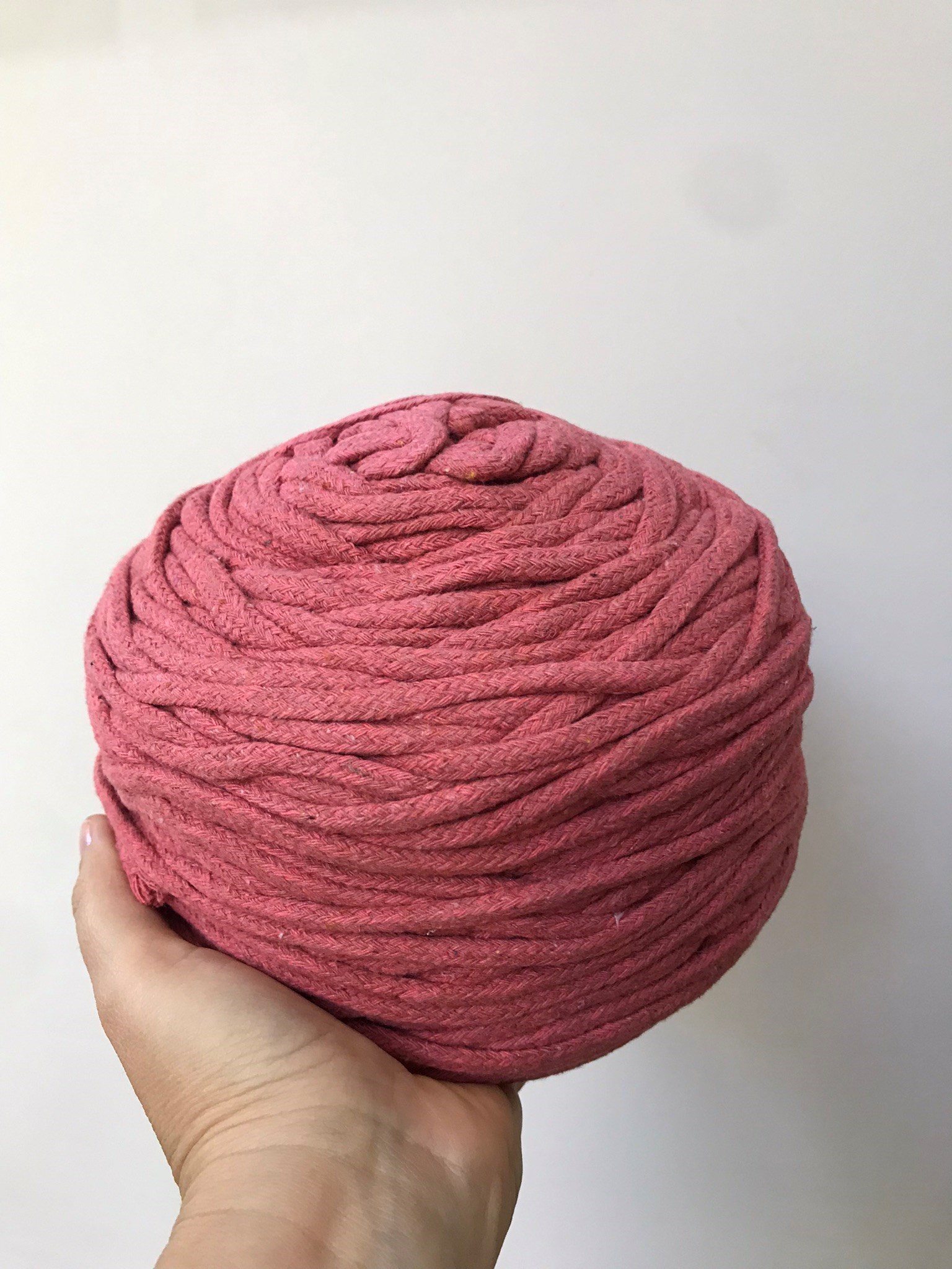 Cordão de algodão trançado