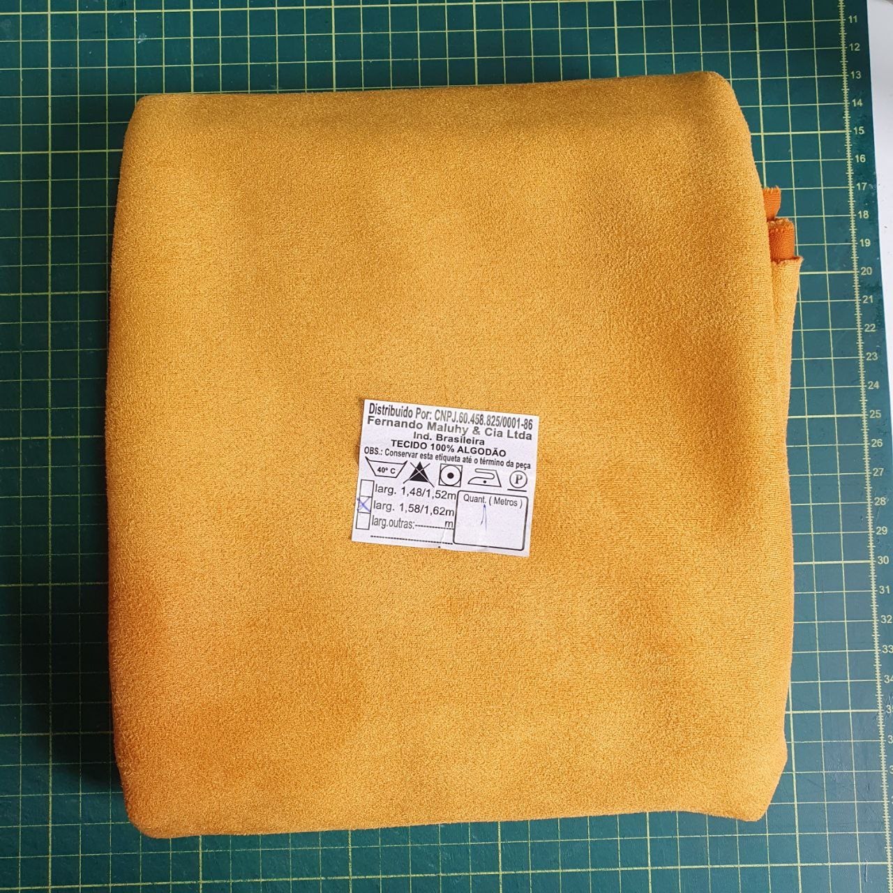 Kit com 2 tecidos de Malha Scuba Suede 