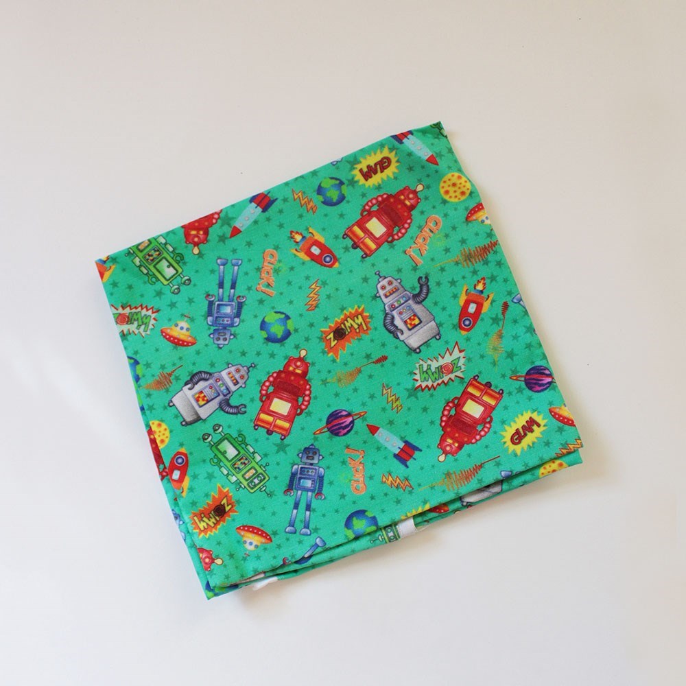 Tricoline Verde Robozinhos