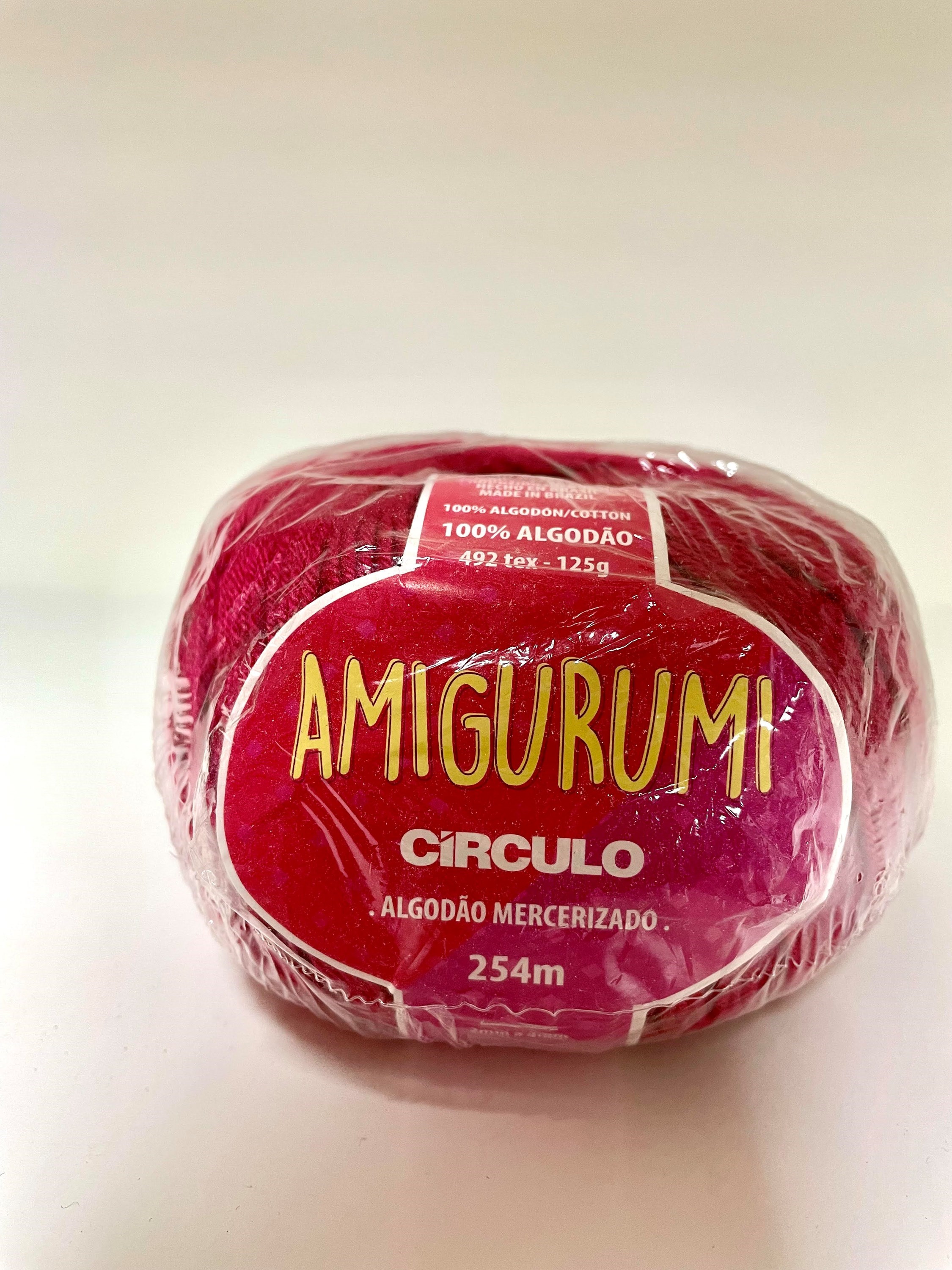 Linha Fio Amigurumi Círculo Cor 3611 RUBI