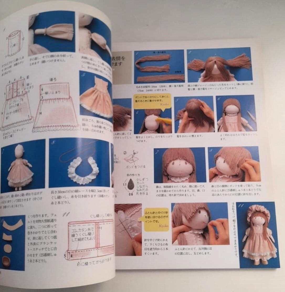 Projetos completos de Bonecas Japonesas