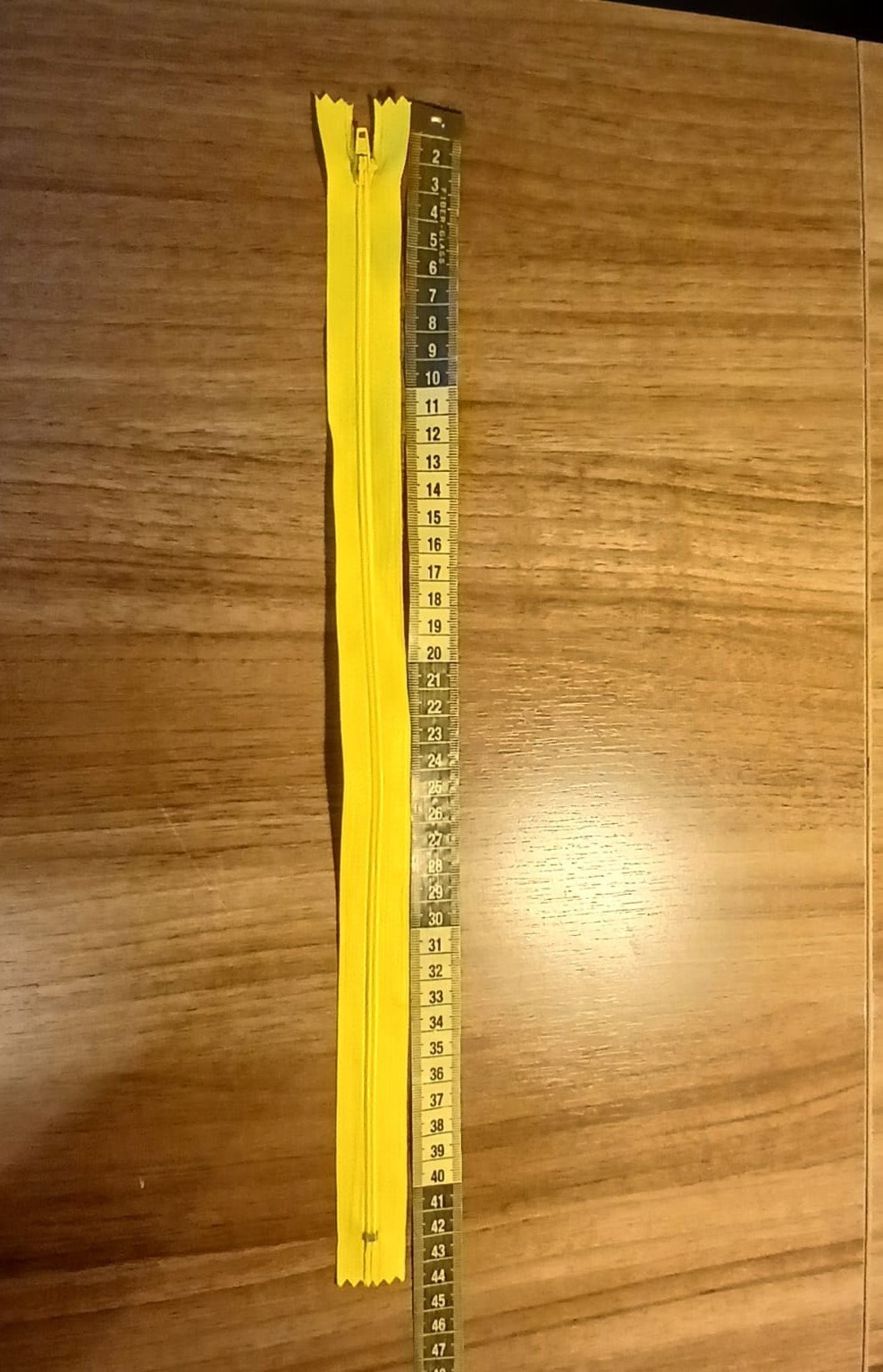 Zíper Amarelo 43,5 cm
