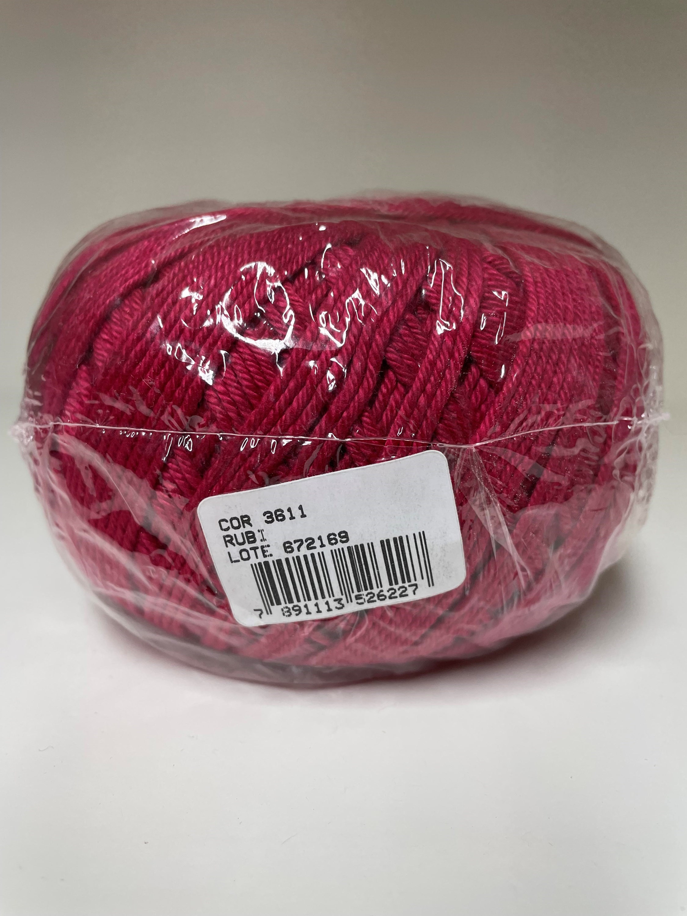 Linha Fio Amigurumi Círculo Cor 3611 RUBI