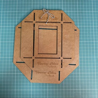 Kit de réguas para fazer caixas de embalagem tamanho 11x8x6