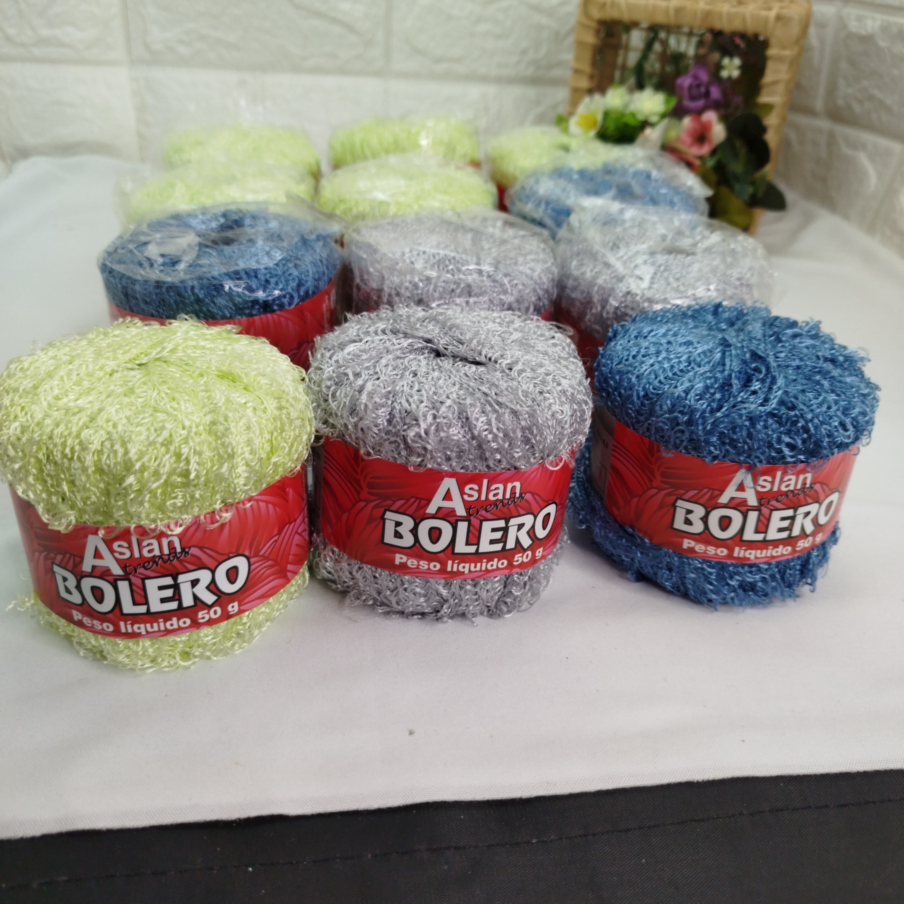 MIX de Fios para Trico e Croche Bolero -  12 Novelos