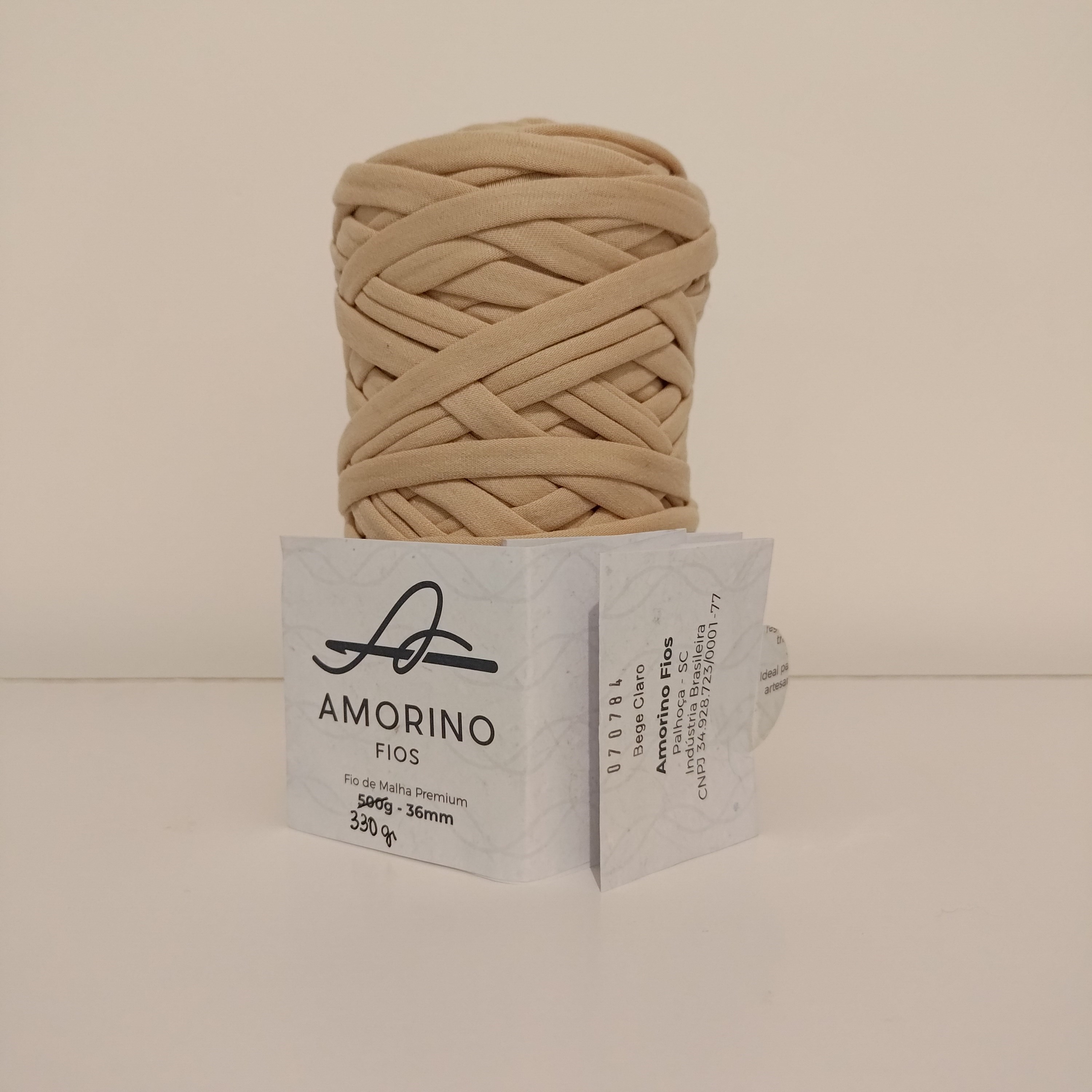 Fio de malha Amorino 36mm usado Bege claro