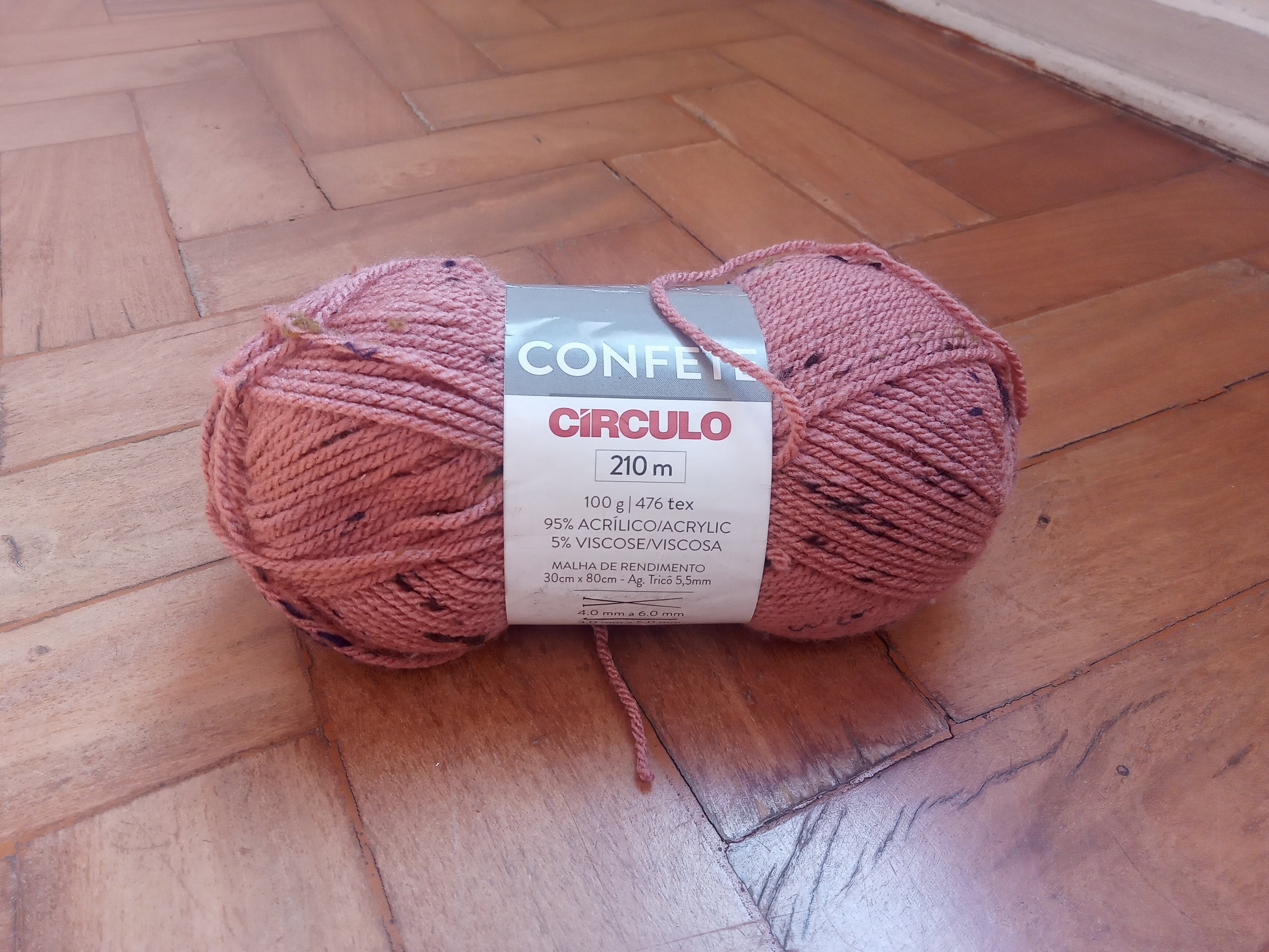 Novelo Confete Círculo 