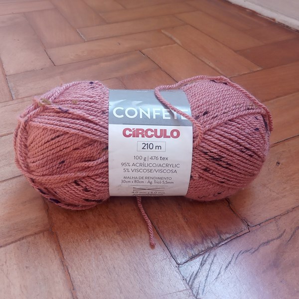 Novelo Confete Círculo