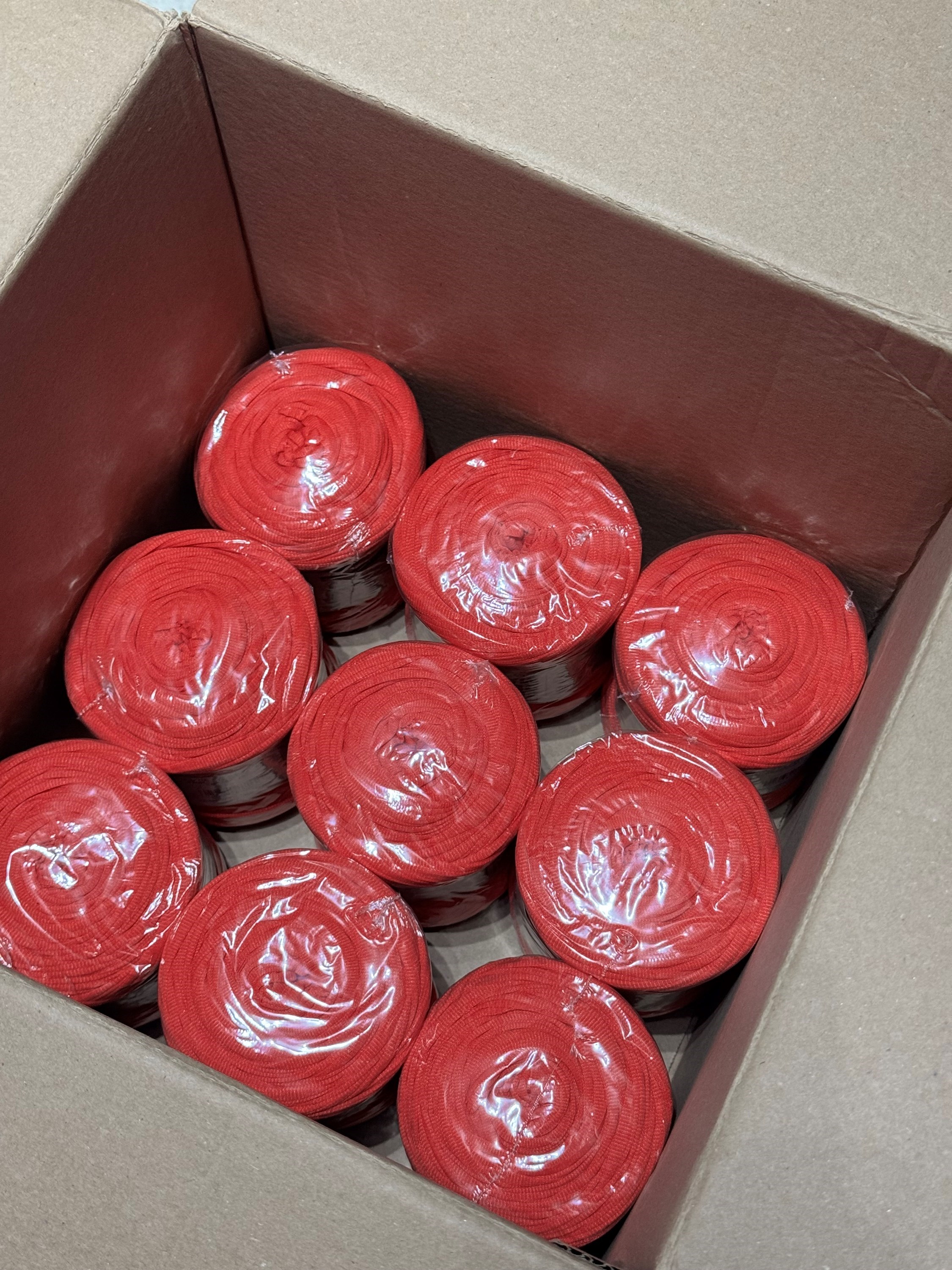 fio de malha premium 25mm Círculo vermelho