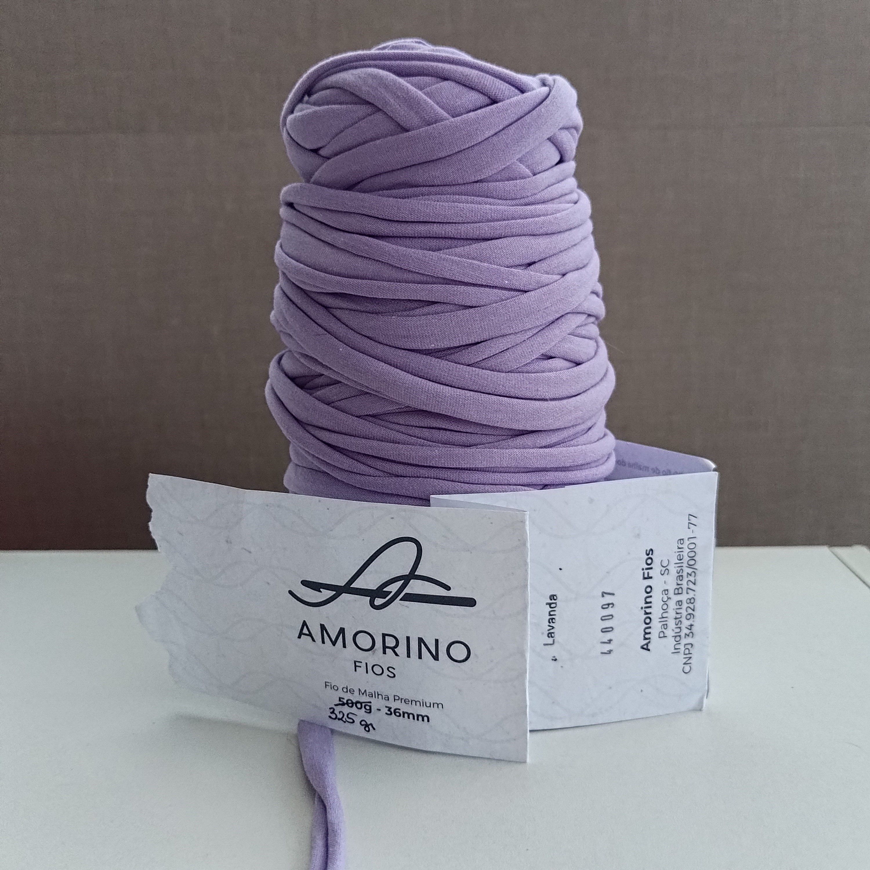 Fio de malha Amorino 36mm usado Lavanda
