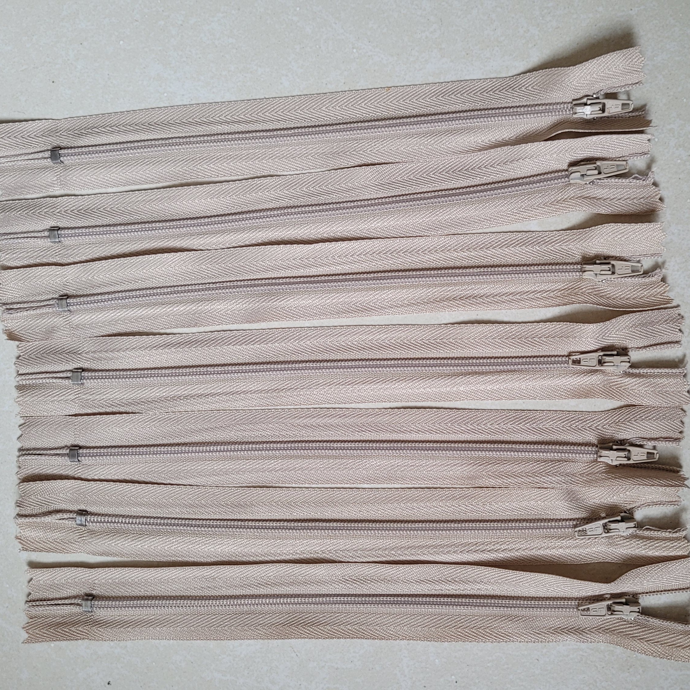 Kit com 7 - Zíper de nylon