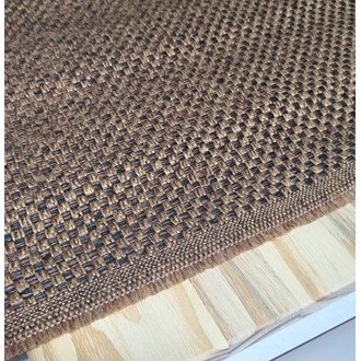 Trissê palha caramelo com preto