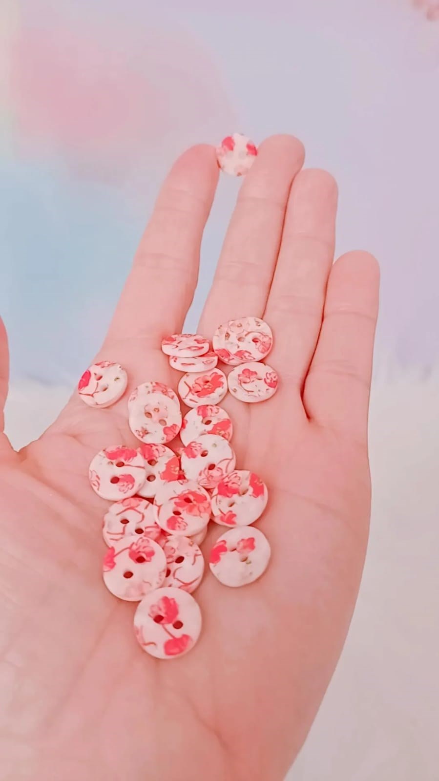 COLEÇÃO CEREJEIRA - kit com 131 botões