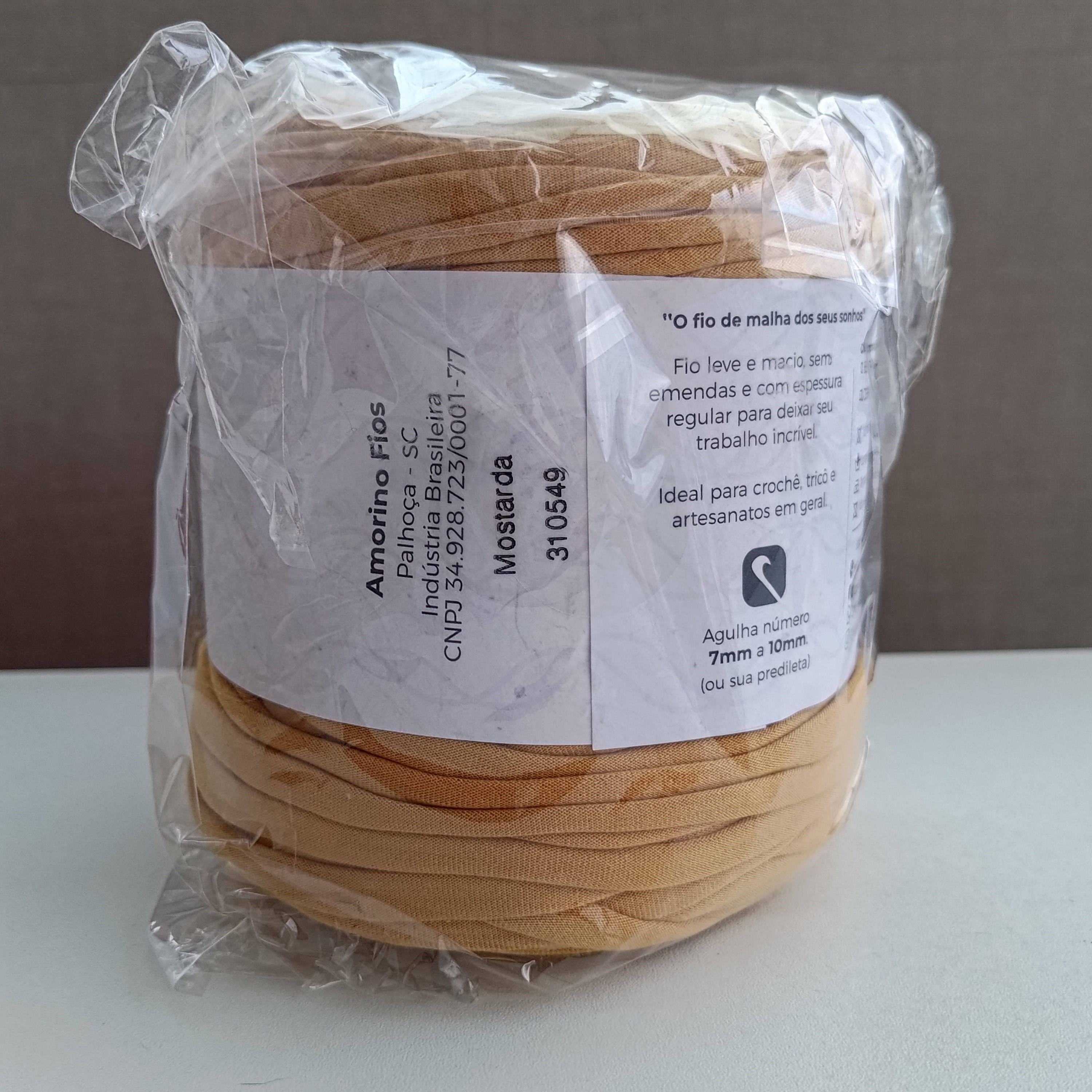 Fio de malha Amorino 36mm Mostarda