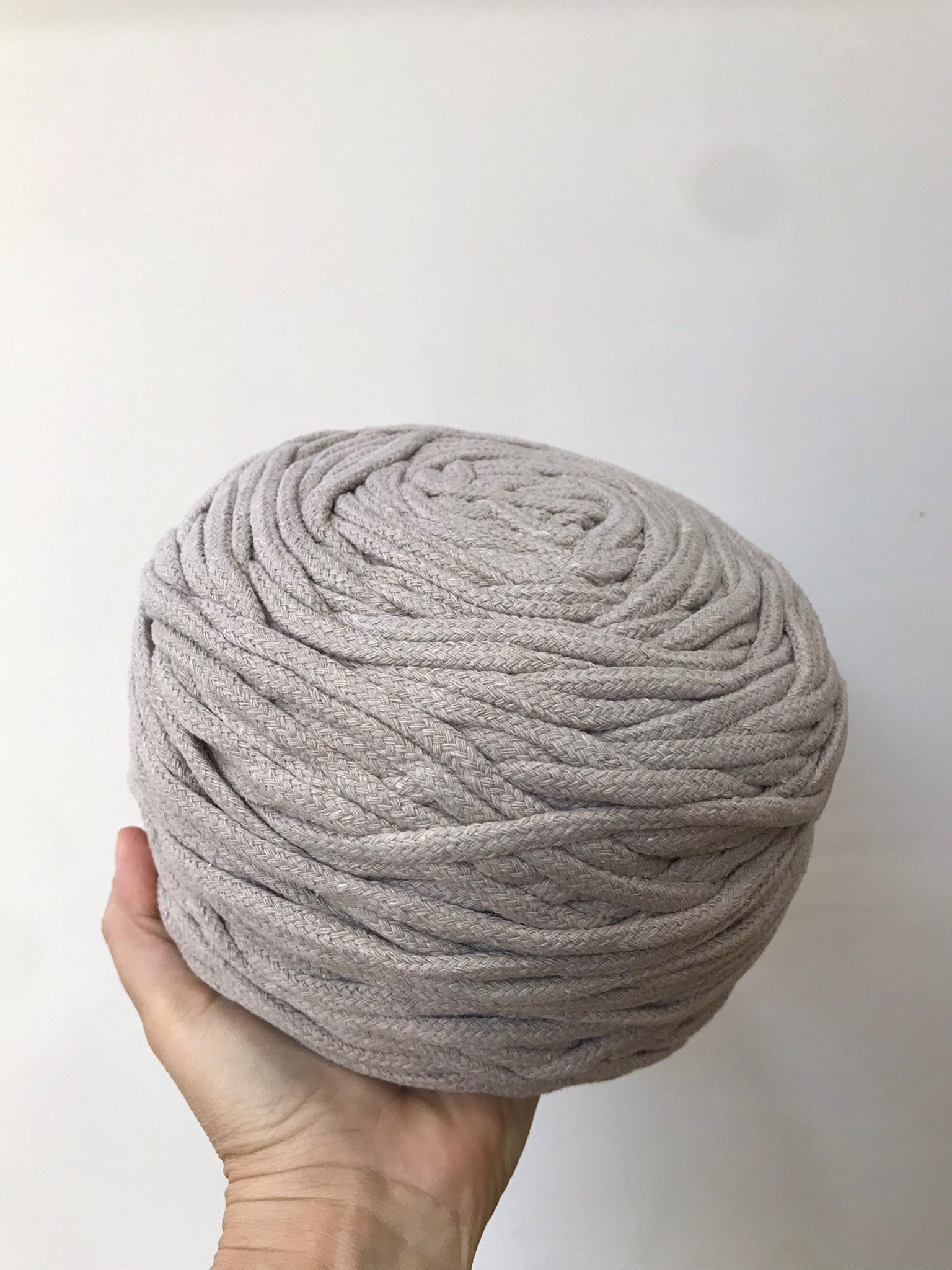 Cordão de algodão trançado