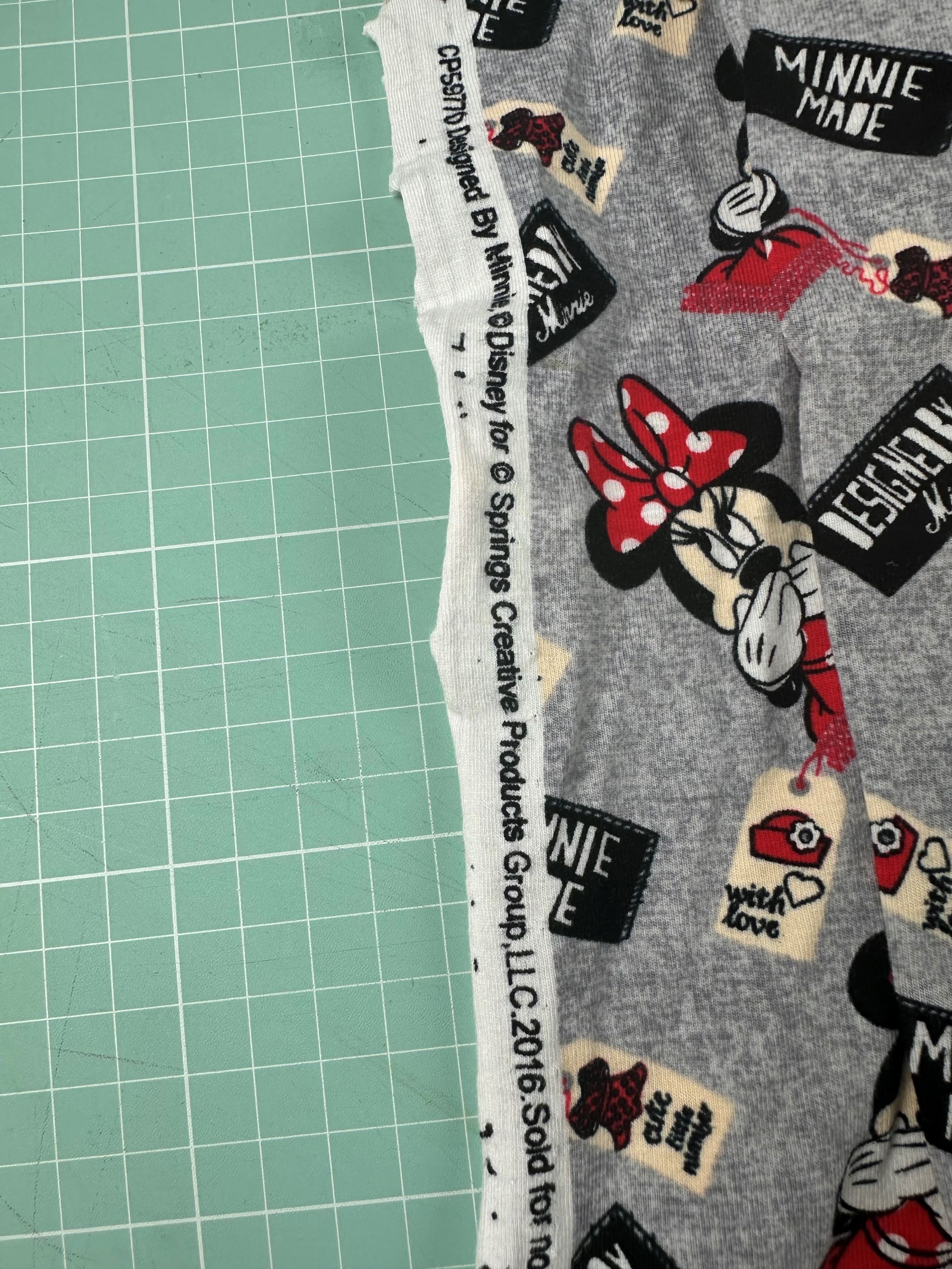 Tecido de malha importado Minnie