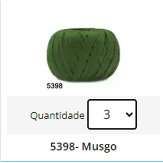 Linha amigurumi Círculo - 5398 Musgo