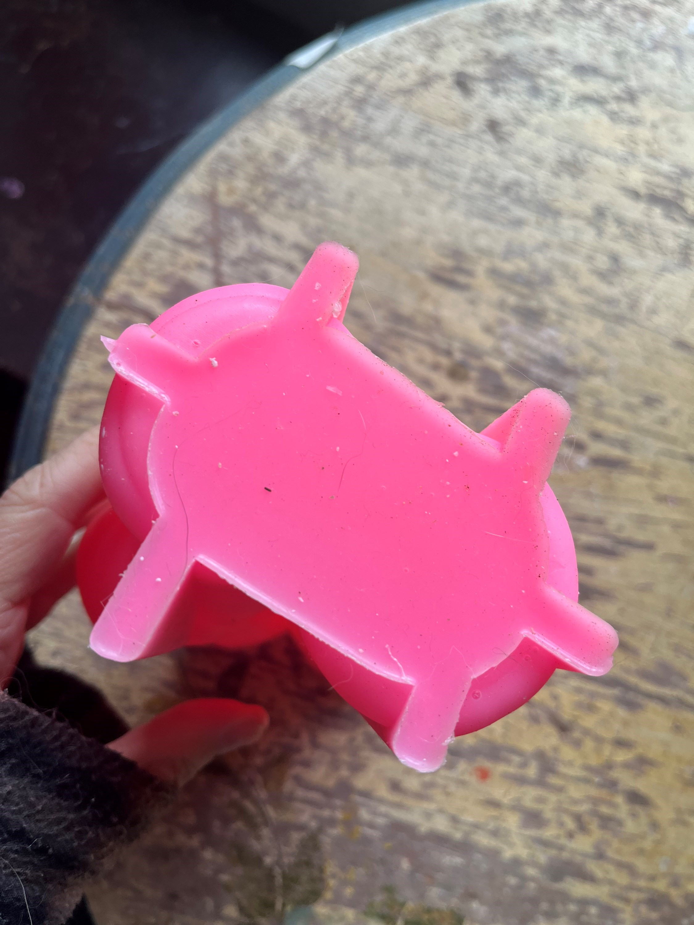 Molde de silicone flexível e grosso formato sapatilha de bailarina para vela, resina ou cimento