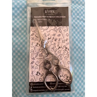 Tesoura para bordado decorada