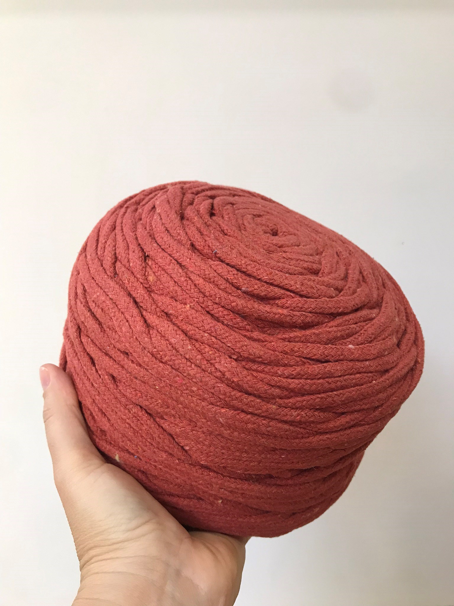 Cordão de algodão trançado