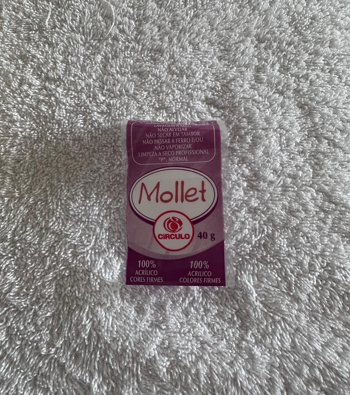 Kit 5 novelos 40 g lã Mollet Círculo 