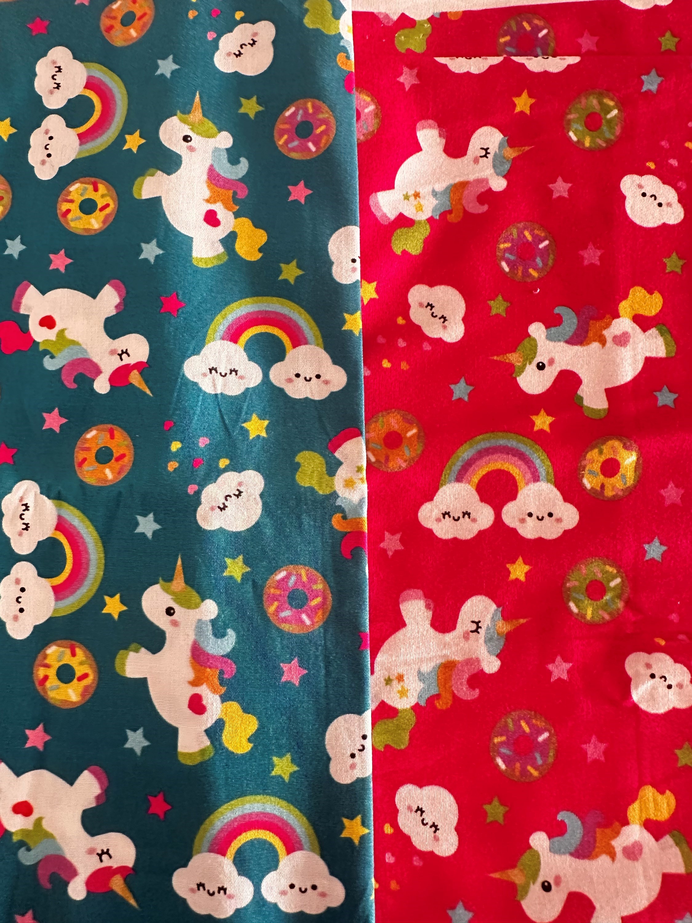 Kit 2 tecidos estampa Meia Tigela